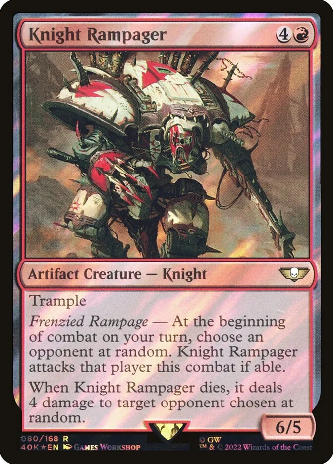Knight Rampager 「40K/80★」「EN」
