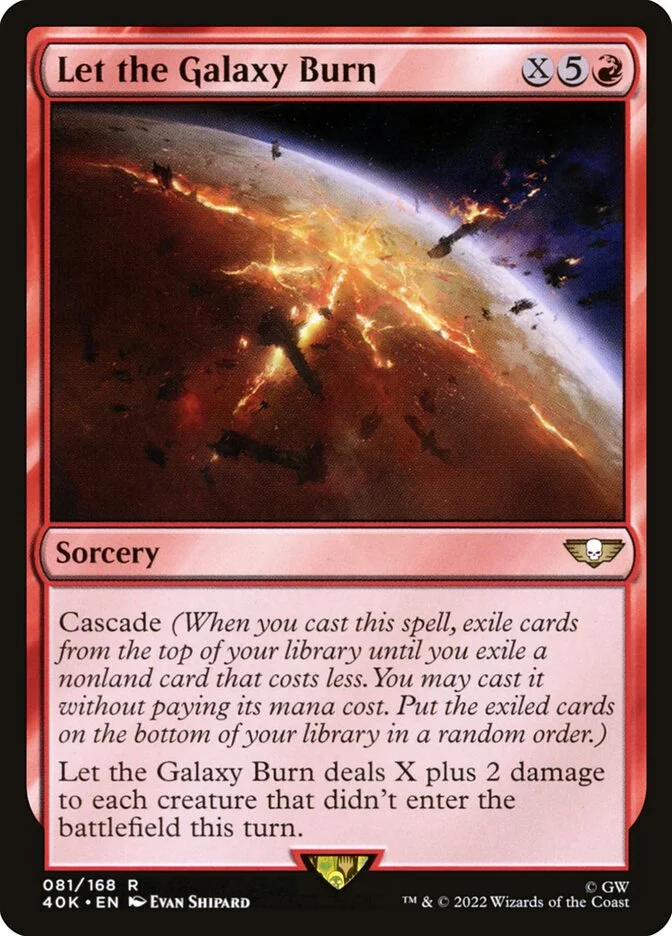 Let the Galaxy Burn 「40K/81」「EN」