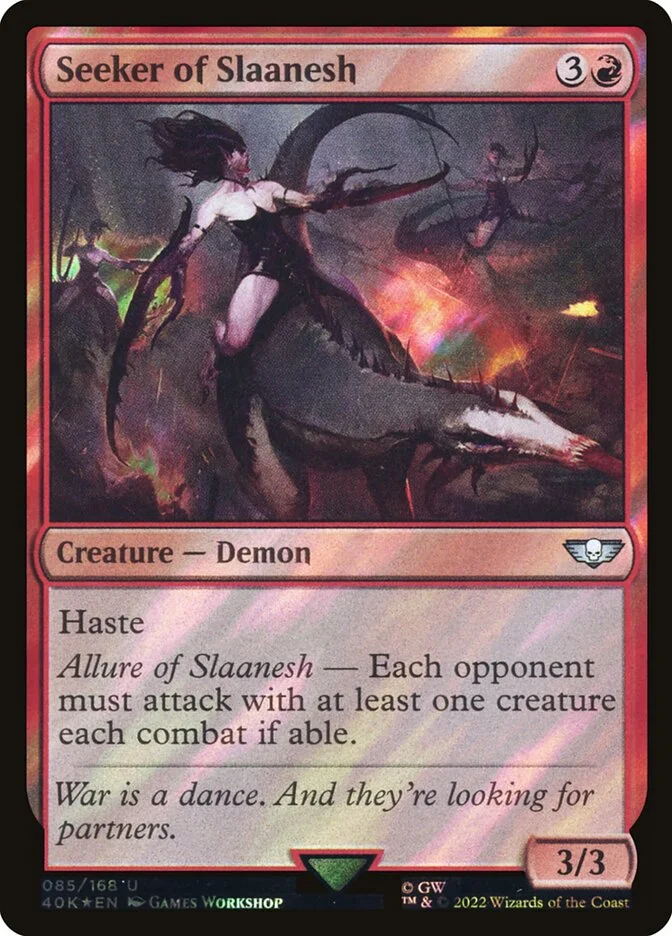 Seeker of Slaanesh 「40K/85★」「EN」
