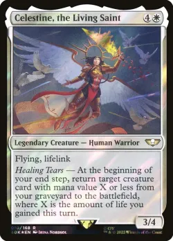 Celestine, the Living Saint #10★ · Magic: The Gathering