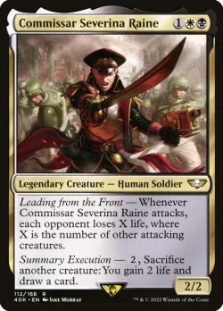 Commissar Severina Raine #112 · Magic: The Gathering