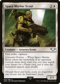 Space Marine Scout #15 · Magic: The Gathering