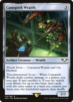 Canoptek Wraith #153 · Magic: The Gathering