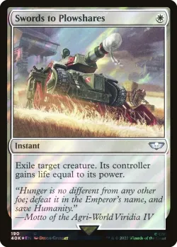 Swords to Plowshares #190★ · Magic: The Gathering