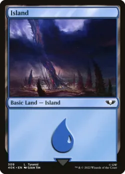 Island 「40K/309」「EN」