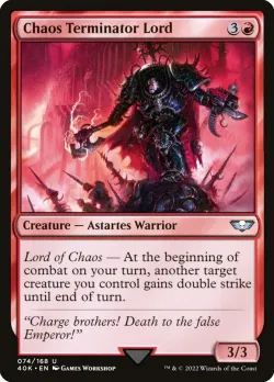 Chaos Terminator Lord #74 · Magic: The Gathering