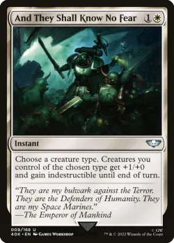 And They Shall Know No Fear #9 · Magic: The Gathering