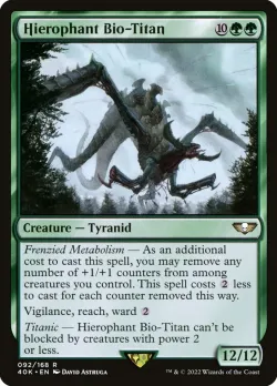 Hierophant Bio-Titan #92 · Magic: The Gathering