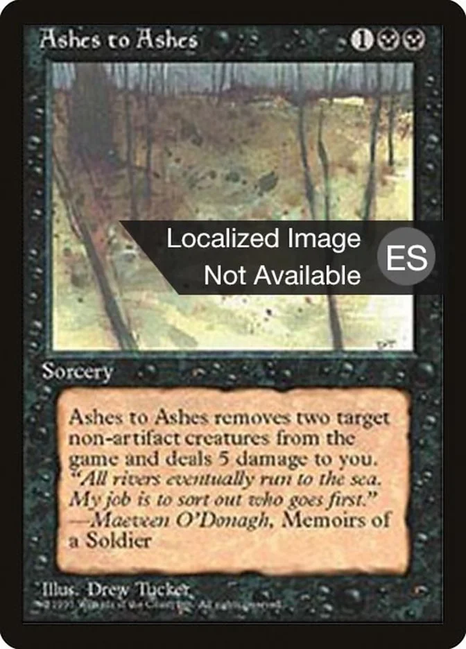 Ashes to Ashes 「4BB/119」「EN」