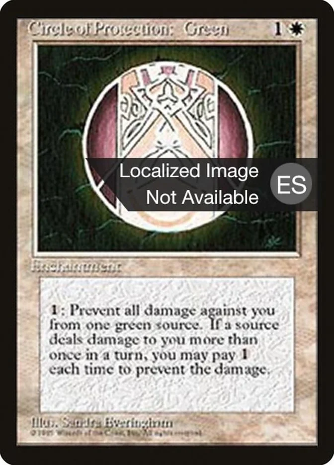 Circle of Protection: Green 「4BB/16」「EN」