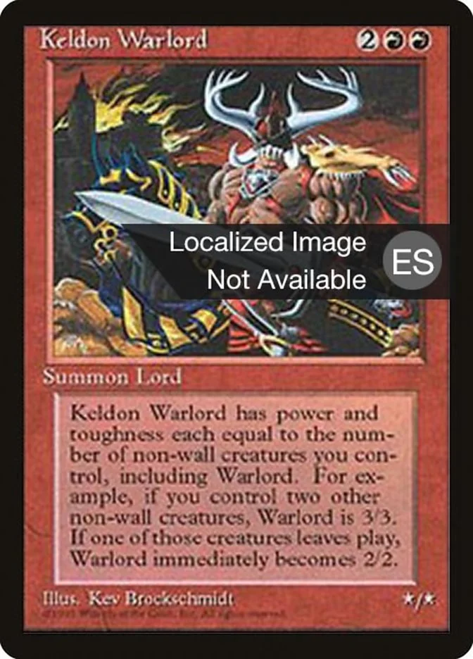 Keldon Warlord 「4BB/207」「EN」