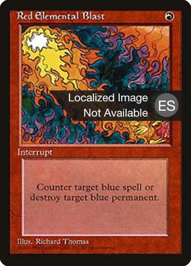 Red Elemental Blast 「4BB/218」「EN」