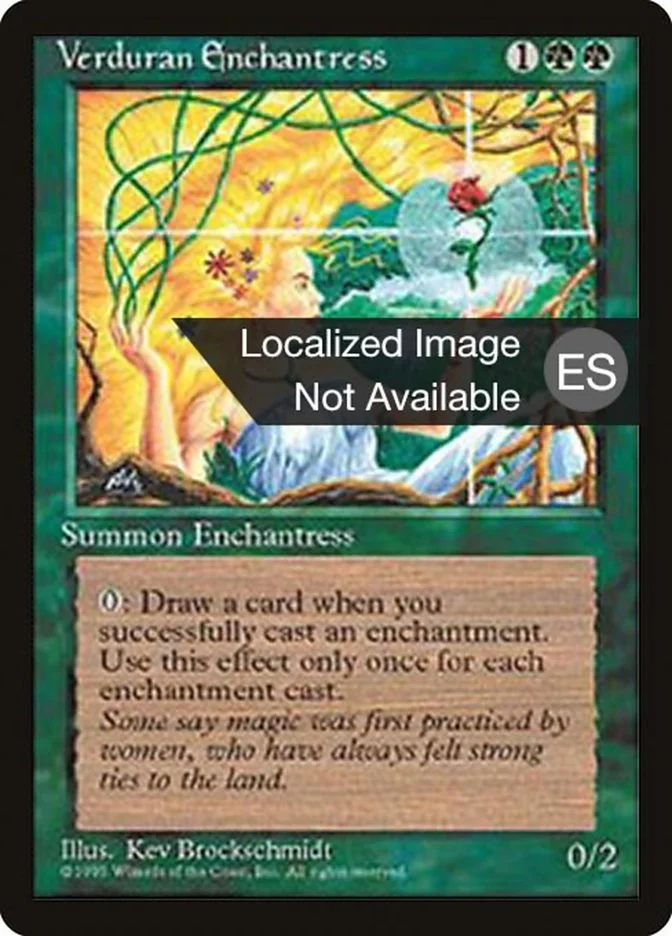 Verduran Enchantress 「4BB/281」「EN」