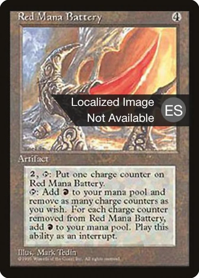 Red Mana Battery 「4BB/343」「EN」