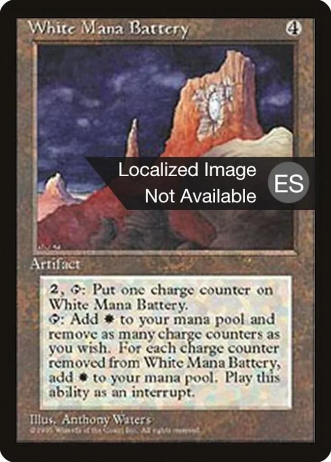 White Mana Battery 「4BB/357」「EN」