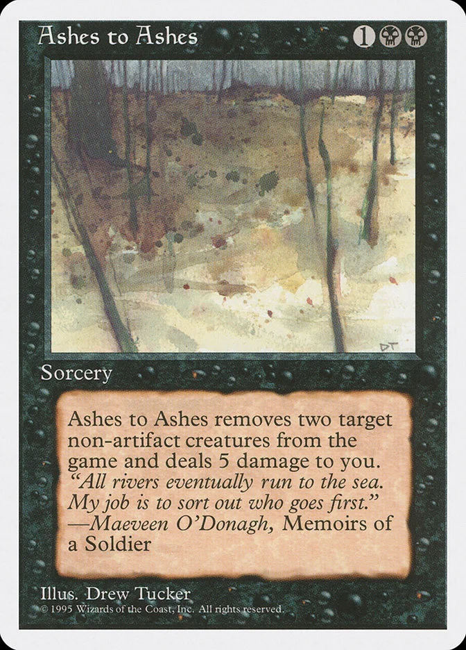 Ashes to Ashes 「4ED/119」「EN」