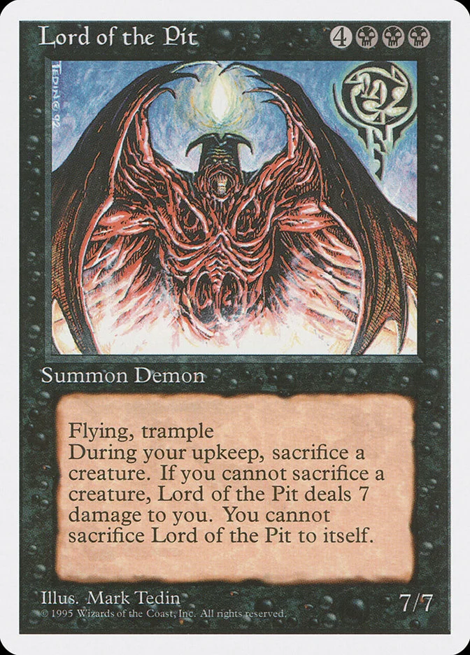 Lord of the Pit 「4ED/144」「EN」