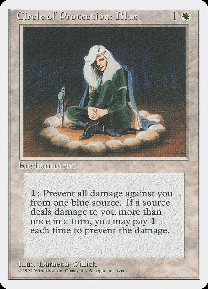 Circle of Protection: Blue 「4ED/15」「EN」