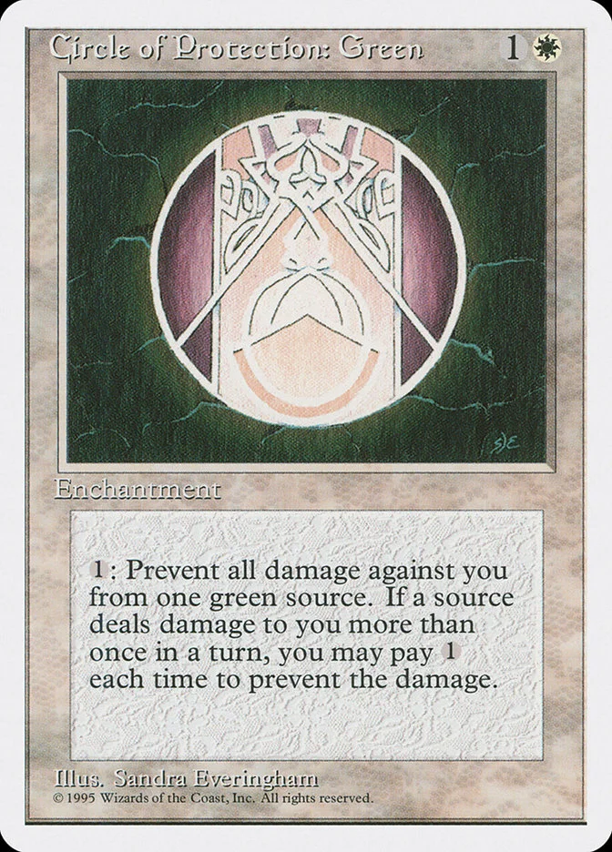 Circle of Protection: Green 「4ED/16」「EN」