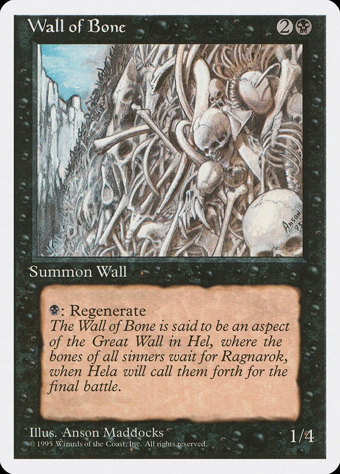 Wall of Bone 「4ED/168」「EN」