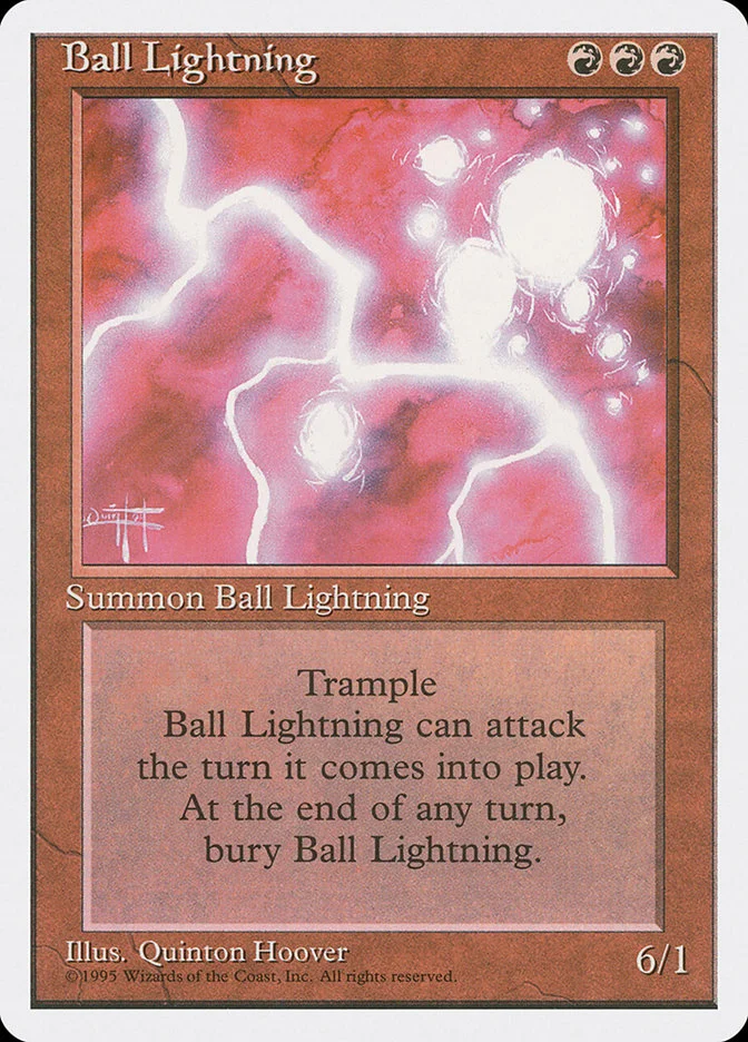 Ball Lightning 「4ED/176」「EN」