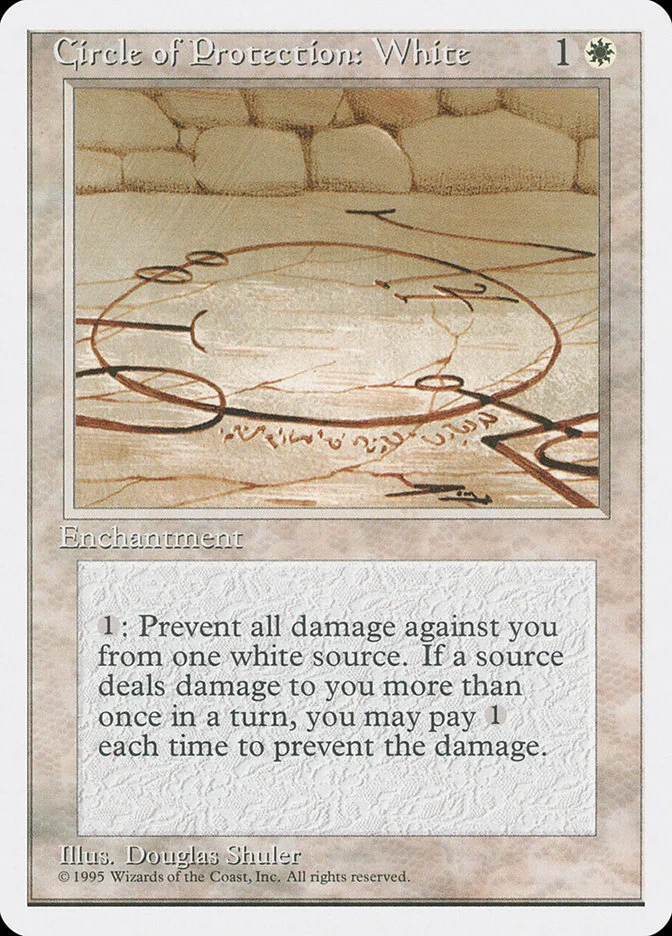 Circle of Protection: White 「4ED/18」「EN」