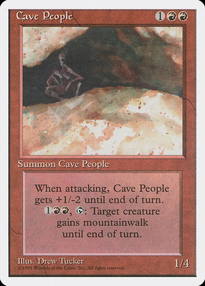 Cave People 「4ED/181」「EN」