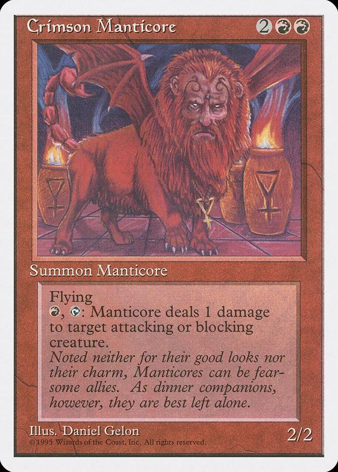 Crimson Manticore 「4ED/183」「EN」