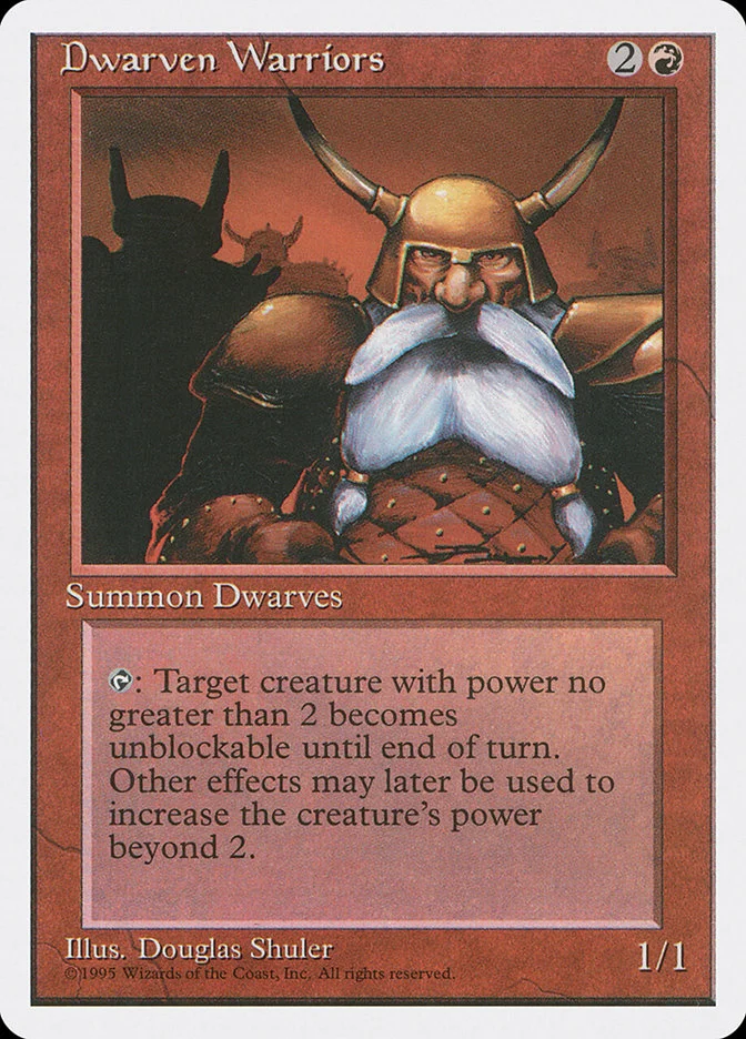 Dwarven Warriors 「4ED/187」「EN」