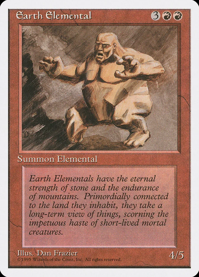 Earth Elemental 「4ED/188」「EN」