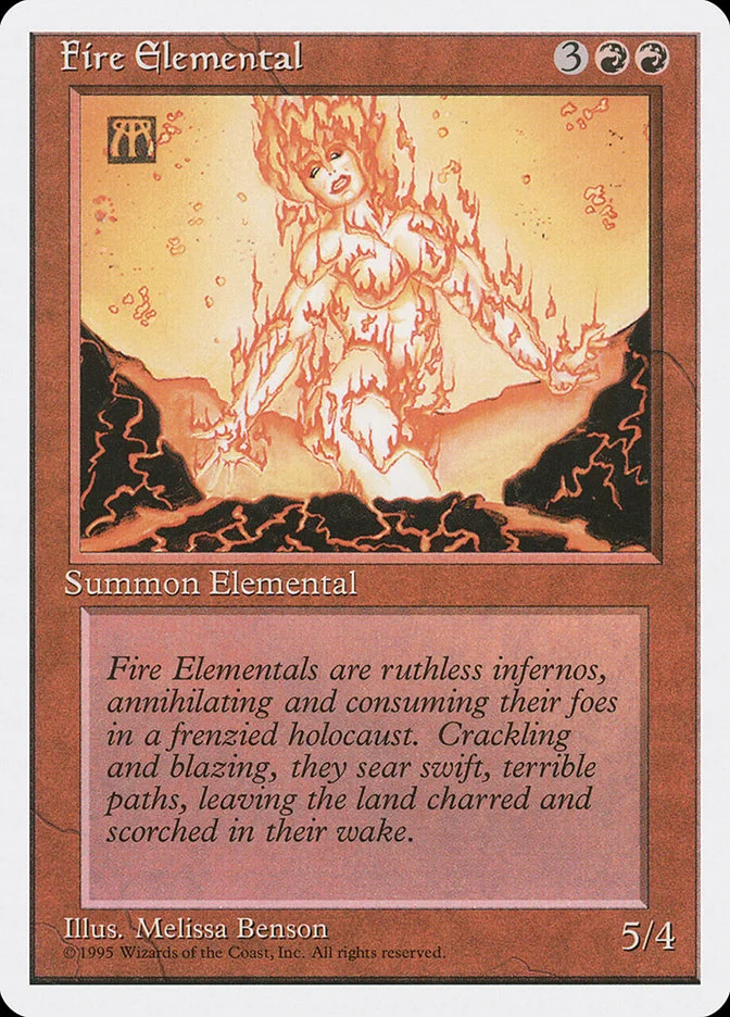 Fire Elemental 「4ED/191」「EN」