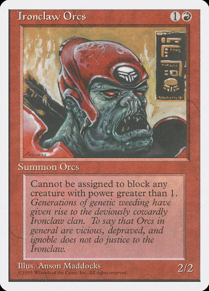 Ironclaw Orcs 「4ED/206」「EN」