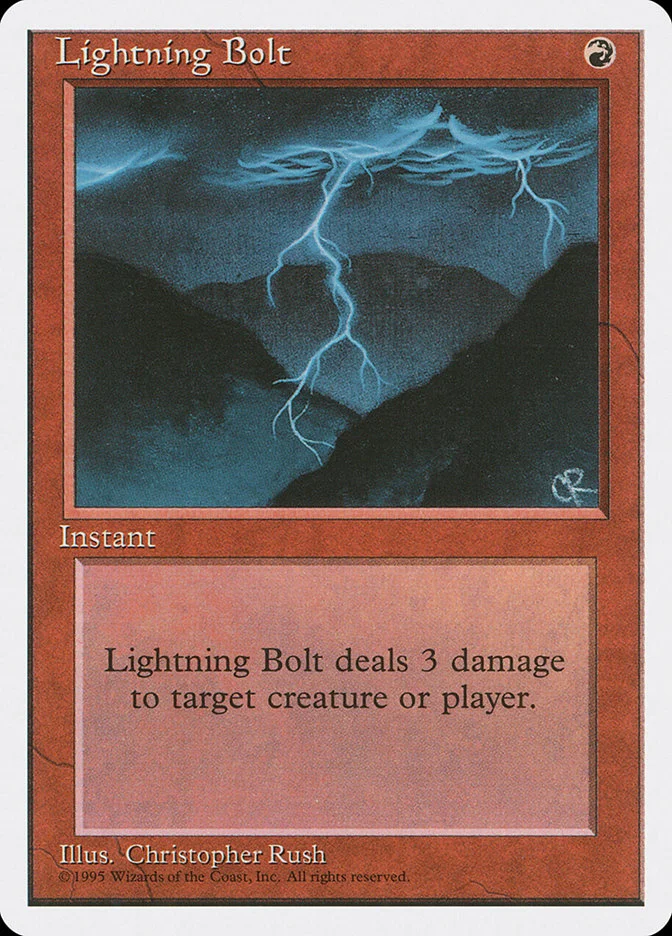 Lightning Bolt 「4ED/208」「EN」