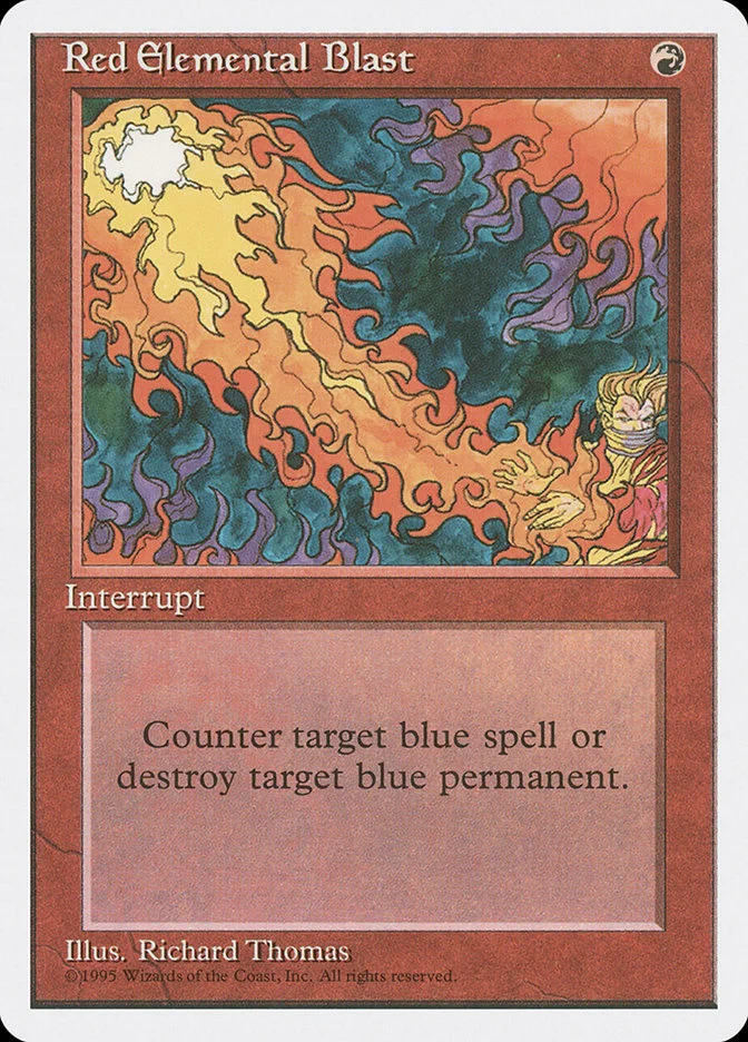 Red Elemental Blast 「4ED/218」「EN」