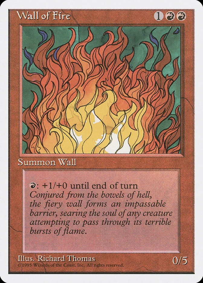 Wall of Fire 「4ED/230」「EN」