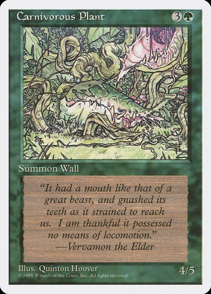 Carnivorous Plant 「4ED/235」「EN」