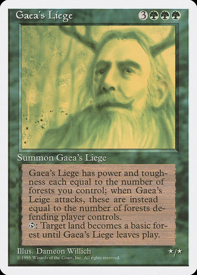 Gaea's Liege 「4ED/247」「EN」