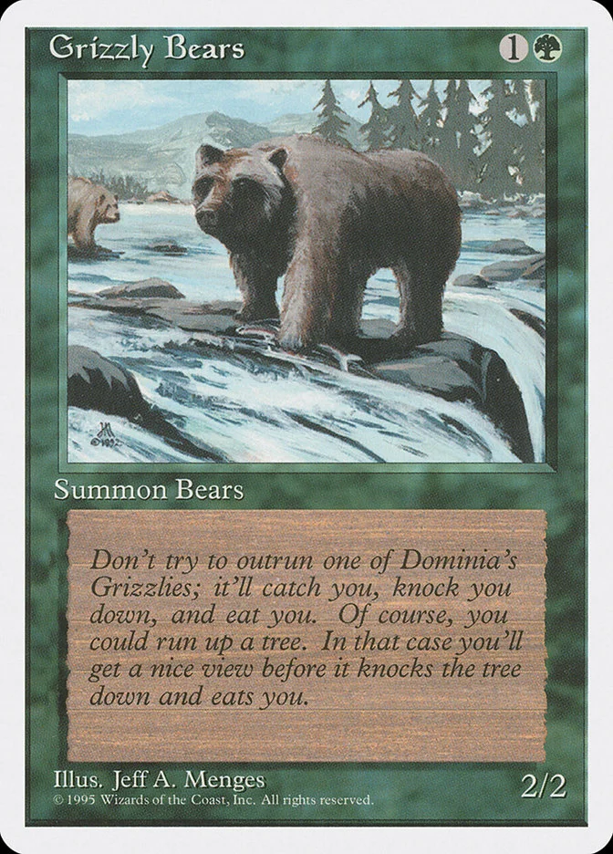 Grizzly Bears 「4ED/250」「EN」