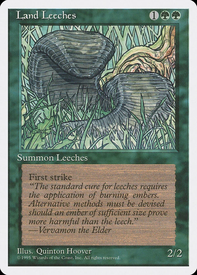 Land Leeches 「4ED/255」「EN」