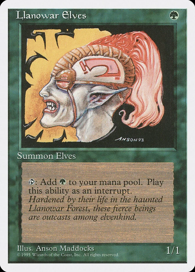 Llanowar Elves 「4ED/261」「EN」