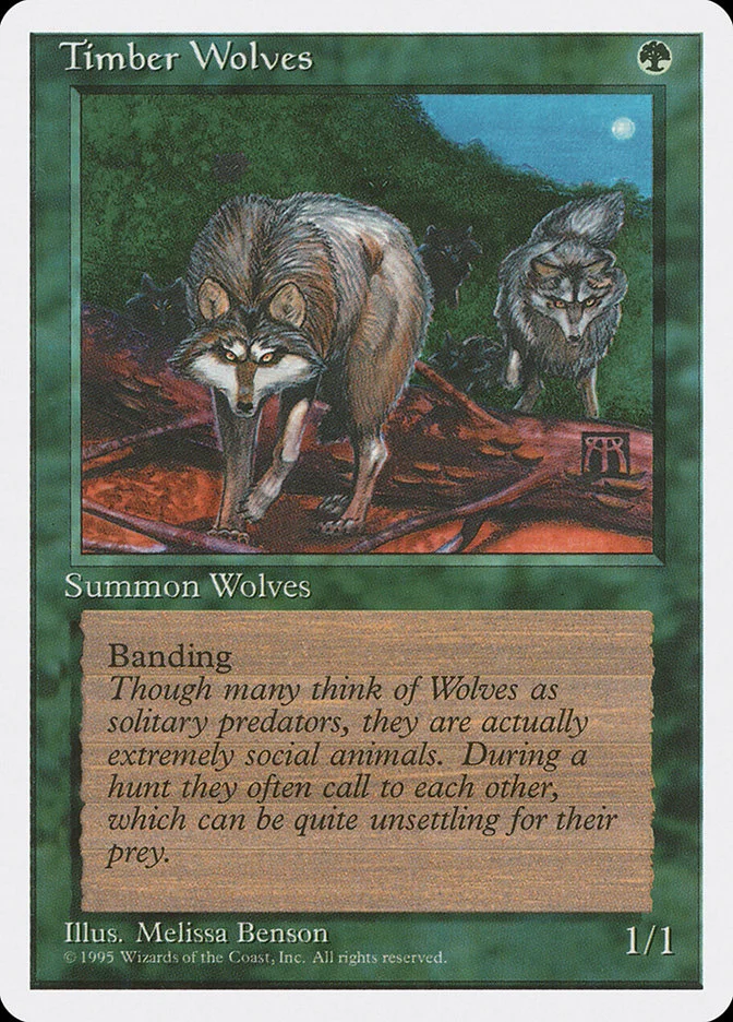 Timber Wolves 「4ED/275」「EN」