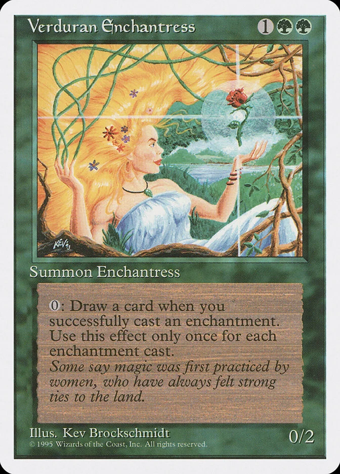 Verduran Enchantress 「4ED/281」「EN」