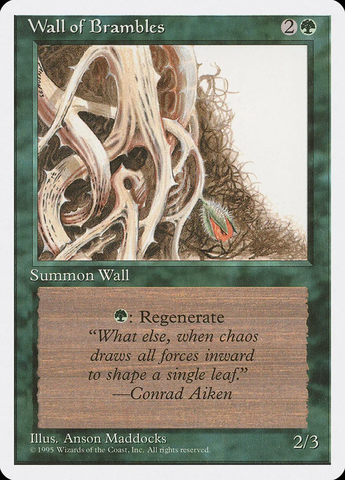Wall of Brambles 「4ED/282」「EN」