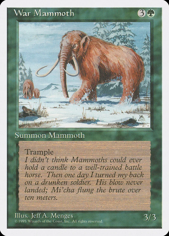 War Mammoth 「4ED/286」「EN」