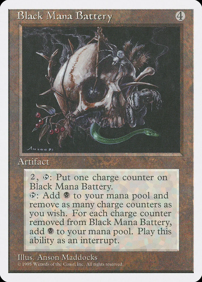 Black Mana Battery 「4ED/298」「EN」