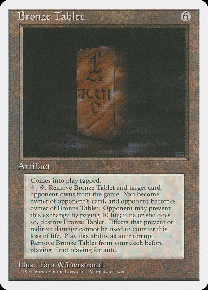 Bronze Tablet 「4ED/303」「EN」