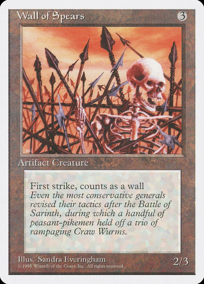 Wall of Spears 「4ED/356」「EN」