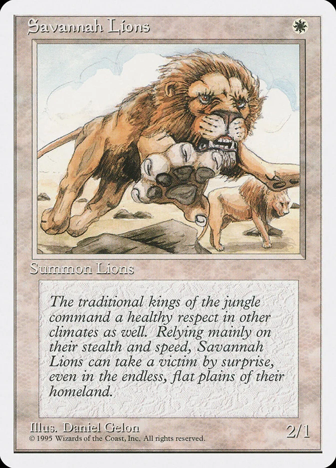 Savannah Lions 「4ED/48」「EN」