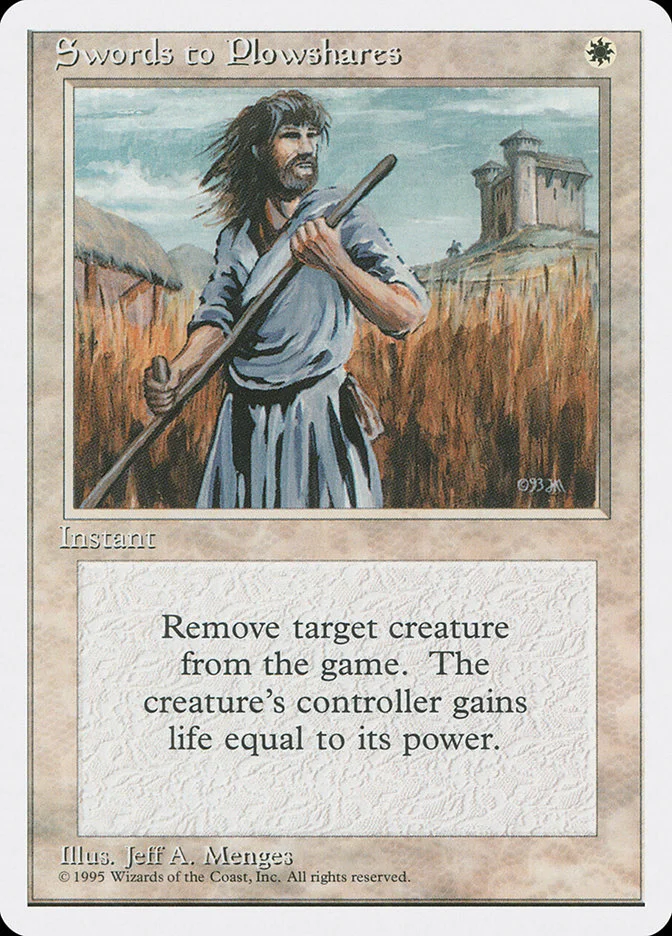 Swords to Plowshares 「4ED/52」「EN」