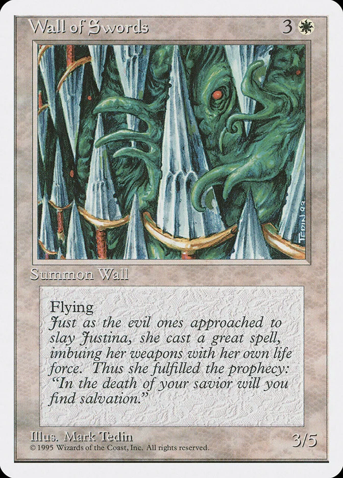 Wall of Swords 「4ED/55」「EN」